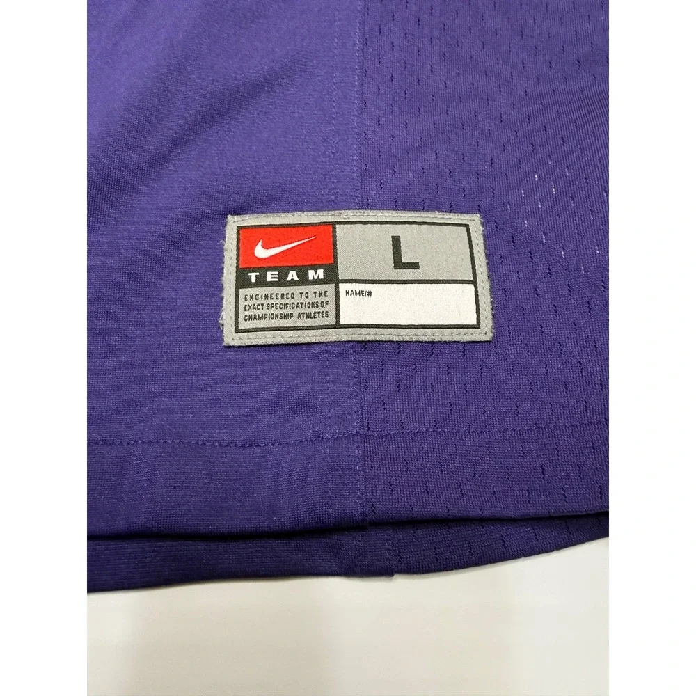Nike Kansas State Wildcats K-State Football Jersey 16 Purple Mens Large L